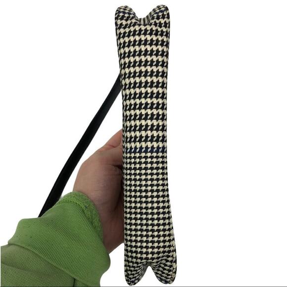 Ralph Lauren Monogram Houndstooth Canvas Mini Bag - Picture 13 of 16